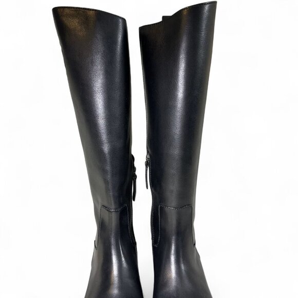 Tory Burch Flat Black Riding Boot Women's 7M NWOT - Picture 5 of 16